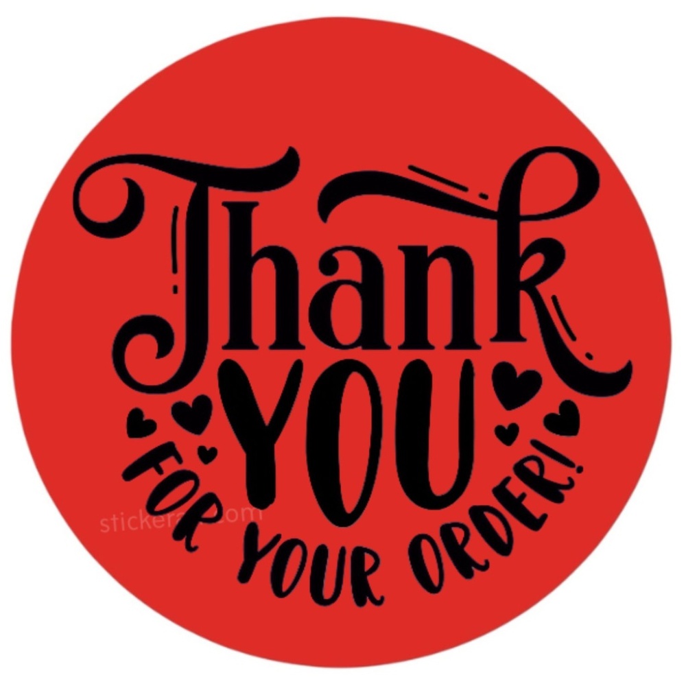 100 Thank You Stickers for poshmark 2 in round  | Shipping Supplies | NWT - Picture 7 of 13